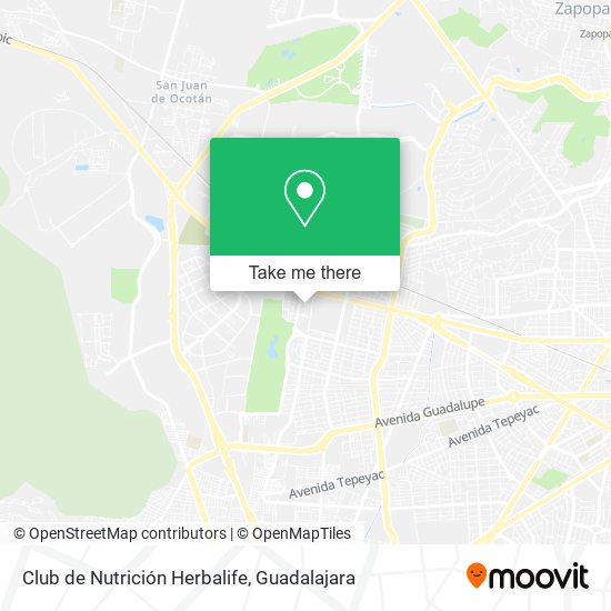 Club de Nutrición Herbalife map