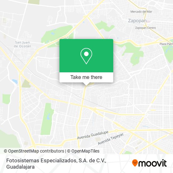 Mapa de Fotosistemas Especializados, S.A. de C.V.