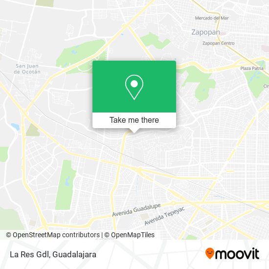 La Res Gdl map