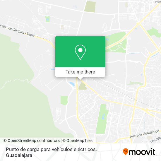 Mapa de Punto de carga para vehículos eléctricos