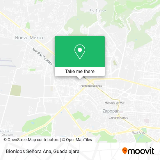 Mapa de Bionicos Señora Ana