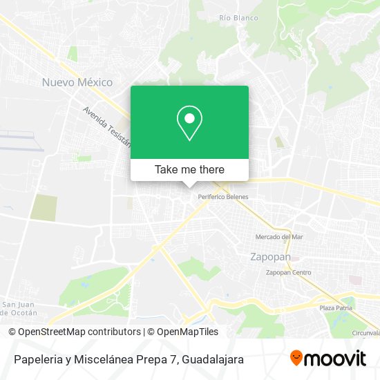Papeleria y Miscelánea Prepa 7 map