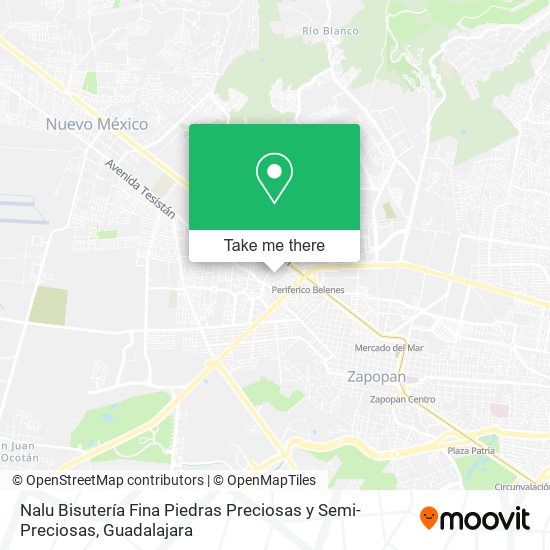 Mapa de Nalu Bisutería Fina Piedras Preciosas y Semi-Preciosas