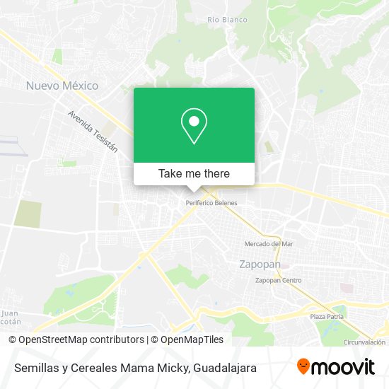 Mapa de Semillas y Cereales Mama Micky