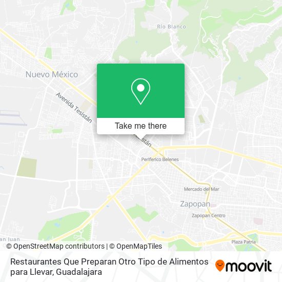 Restaurantes Que Preparan Otro Tipo de Alimentos para Llevar map