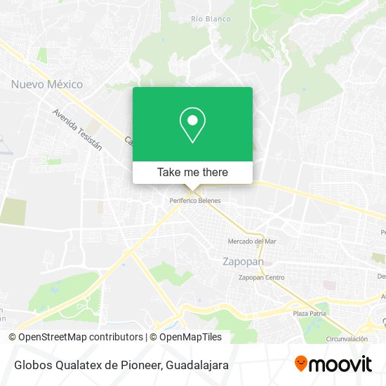 Globos Qualatex de Pioneer map