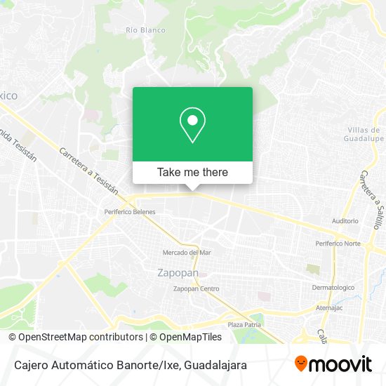 Cajero Automático Banorte/Ixe map