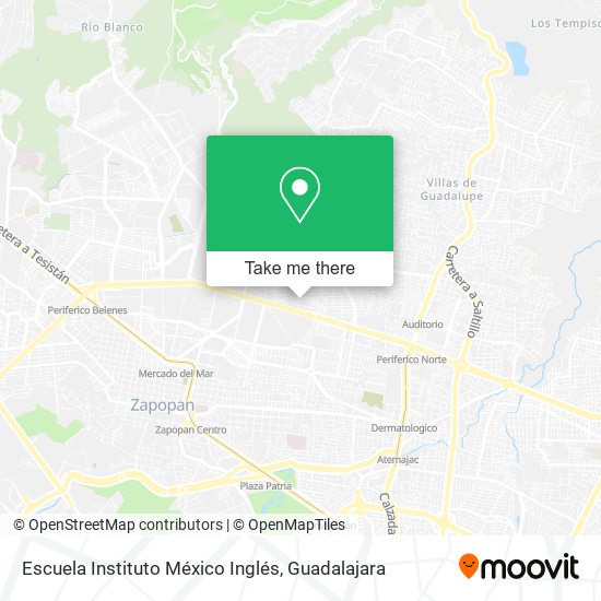 Escuela Instituto México Inglés map