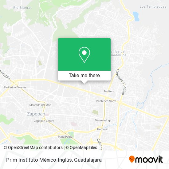 Mapa de Prim Instituto México-Inglús