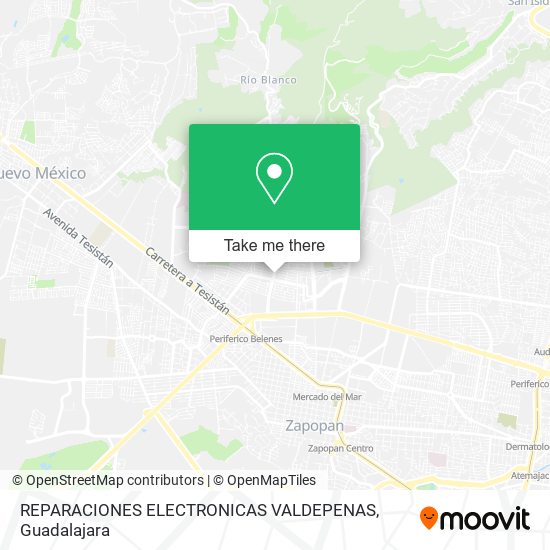 REPARACIONES ELECTRONICAS VALDEPENAS map