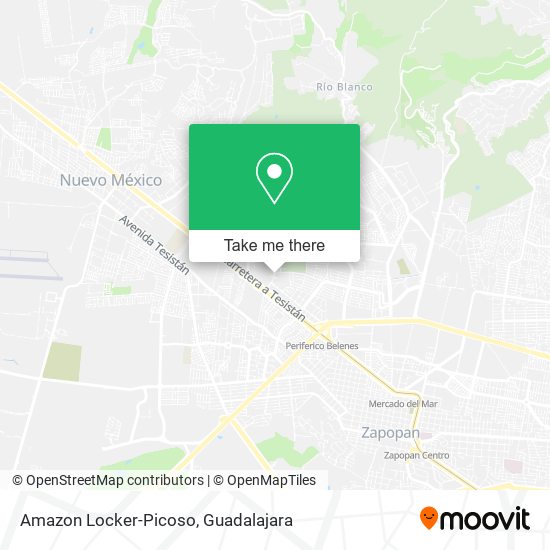 Mapa de Amazon Locker-Picoso