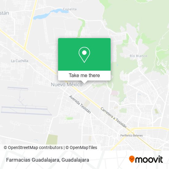 Farmacias Guadalajara map