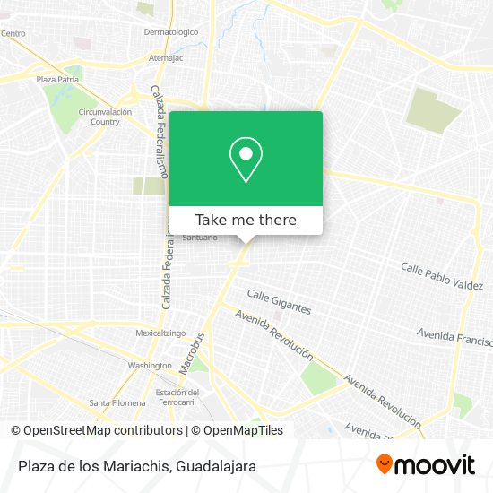 Plaza de los Mariachis map