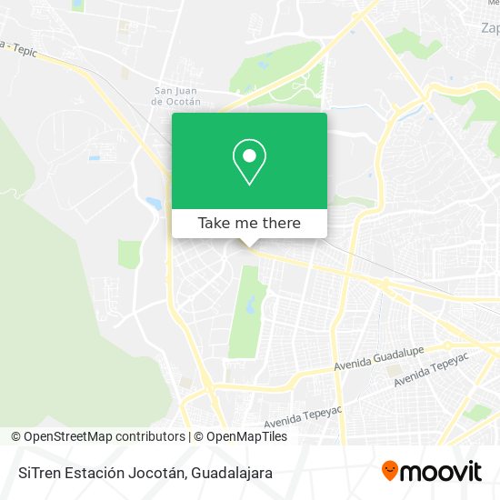 How to get to SiTren Estación Jocotán in Zapopan by Bus?