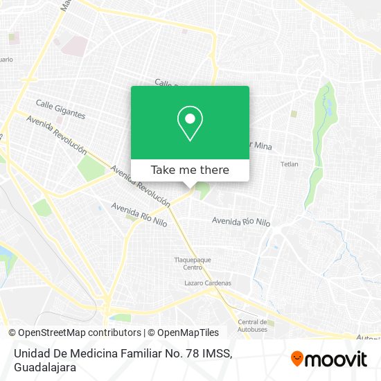 Unidad De Medicina Familiar No. 78 IMSS map