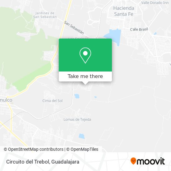 Circuito del Trebol map