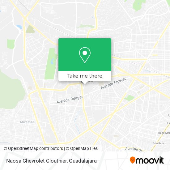 Naosa Chevrolet Clouthier map