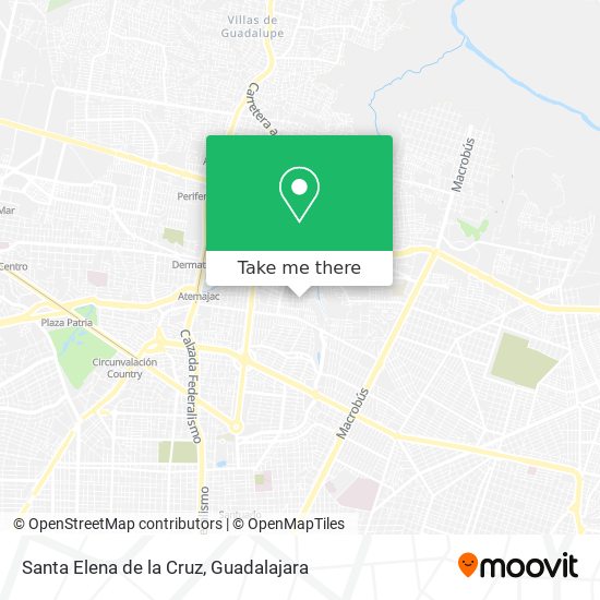 Mapa de Santa Elena de la Cruz