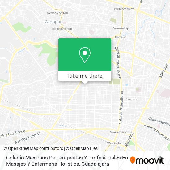 Colegio Mexicano De Terapeutas Y Profesionales En Masajes Y Enfermeria Holistica map