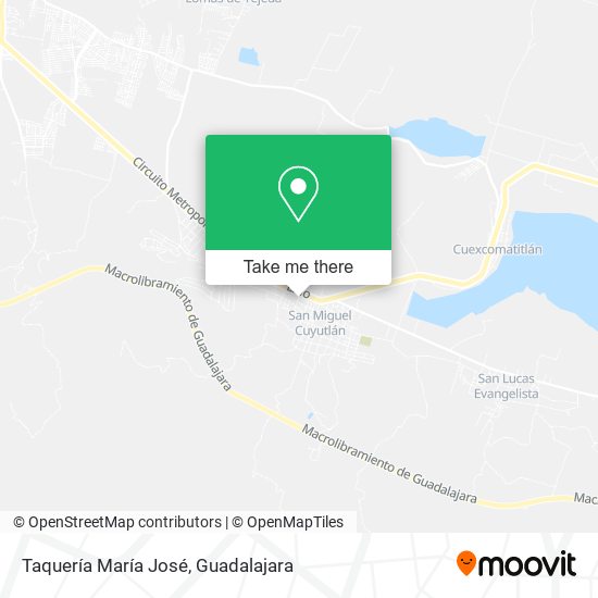 Taquería María José map