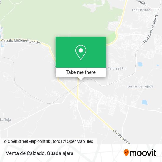 Mapa de Venta de Calzado