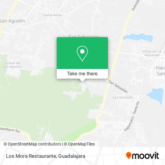 Los Mora Restaurante map