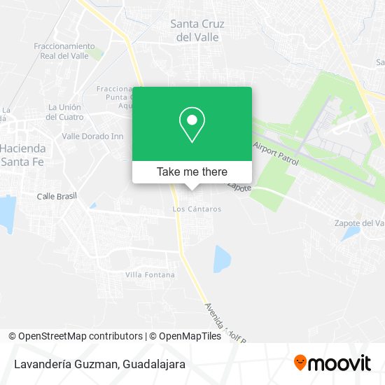 Lavandería Guzman map