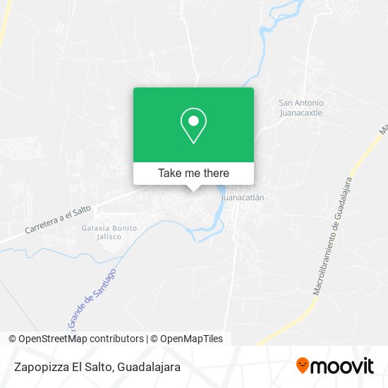 Zapopizza El Salto map