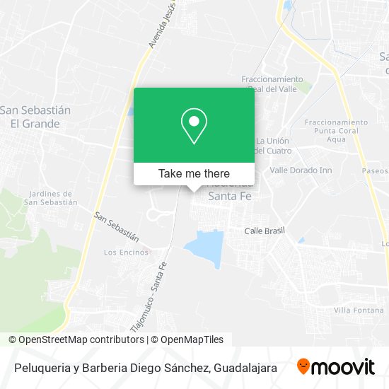 Peluqueria y Barberia Diego Sánchez map