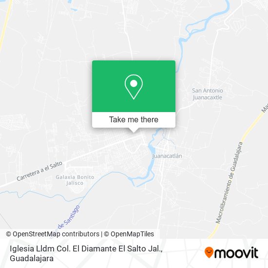 Iglesia Lldm Col. El Diamante El Salto Jal. map