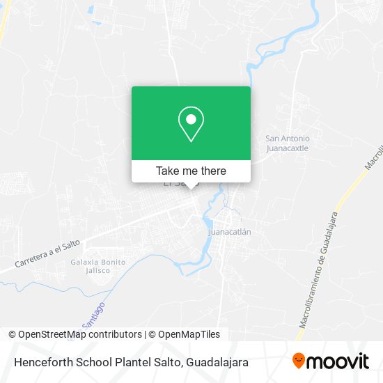 Henceforth School Plantel Salto map