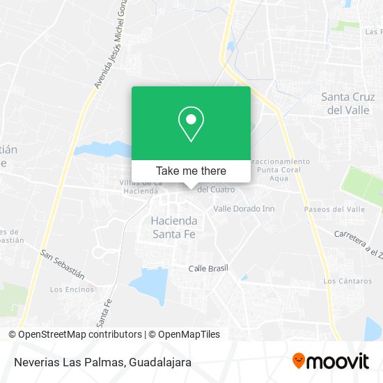 Neverias Las Palmas map
