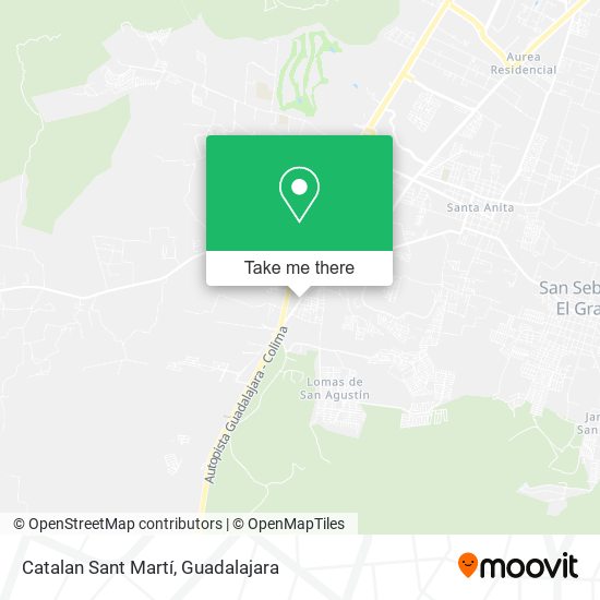 Mapa de Catalan Sant Martí