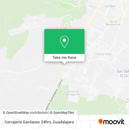 Cerrajería Gavilanes 24hrs map