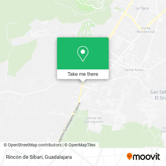 Rincón de Sibari map