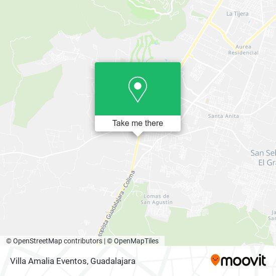 Villa Amalia Eventos map