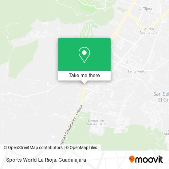 Sports World La Rioja map