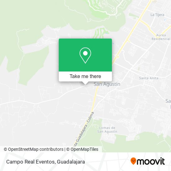 Campo Real Eventos map