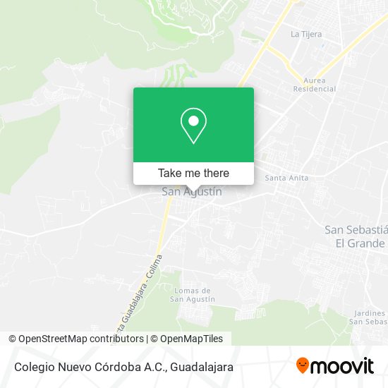 Mapa de Colegio Nuevo Córdoba A.C.