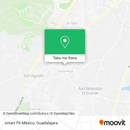 Mapa de smart Fit México