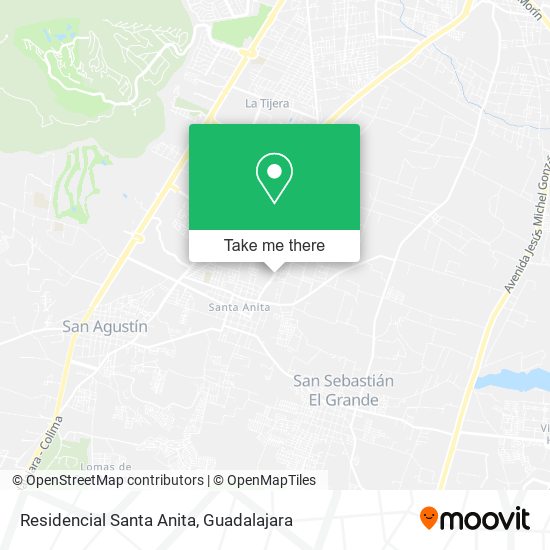 Mapa de Residencial Santa Anita