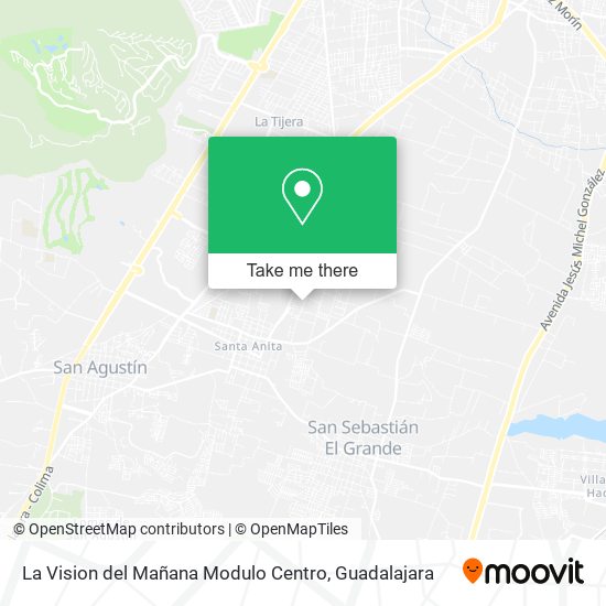 La Vision del Mañana Modulo Centro map