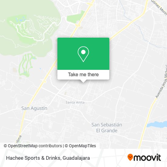 Hachee Sports & Drinks map