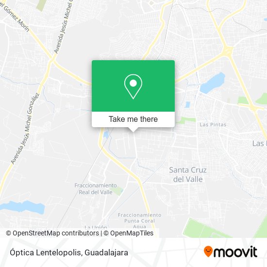 Óptica Lentelopolis map
