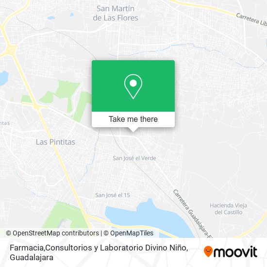 Mapa de Farmacia,Consultorios y Laboratorio Divino Niño