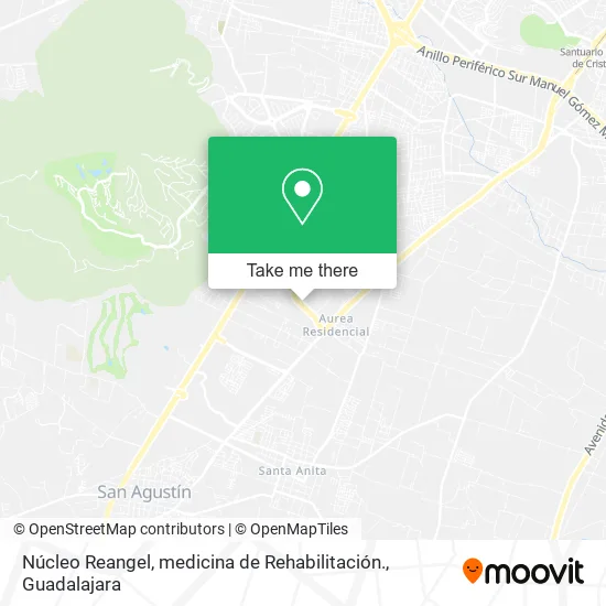 Núcleo Reangel, medicina de Rehabilitación. map