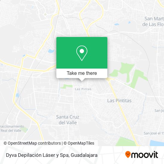 Mapa de Dyva Depilación Láser y Spa