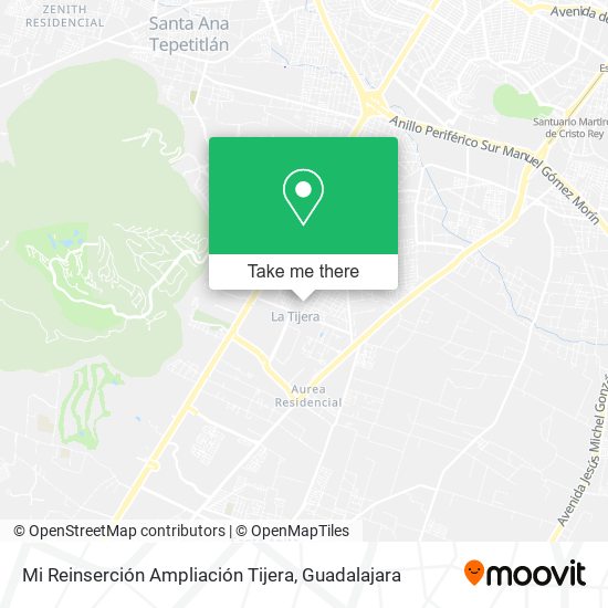 Mapa de Mi Reinserción Ampliación Tijera