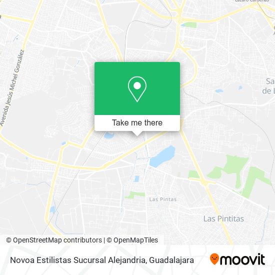 Novoa Estilistas Sucursal Alejandria map