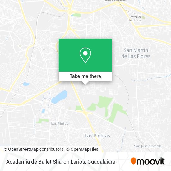 Academia de Ballet Sharon Larios map